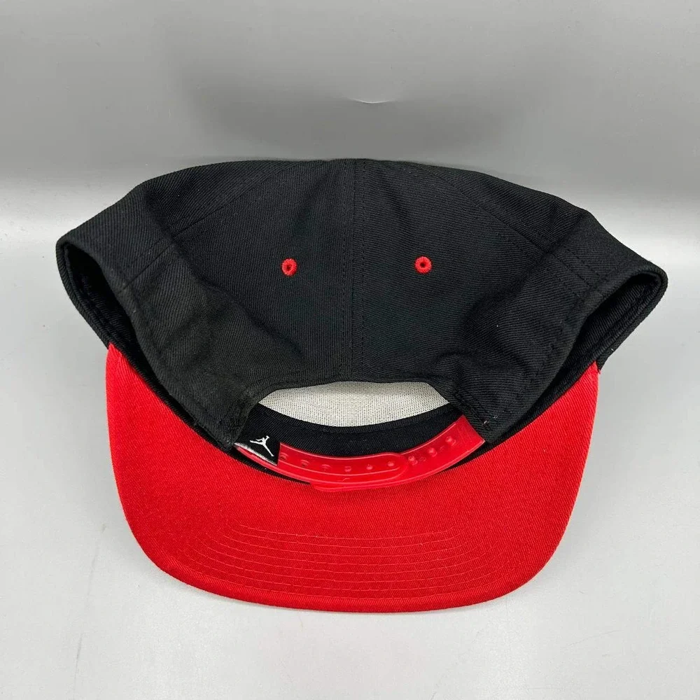 Air Jordan Flight Hat Men Red Black Embroidered Jumpman Snap Back Cap